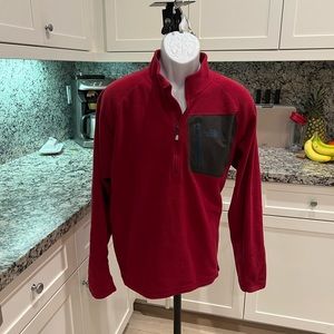 Large The north face zip up fleece